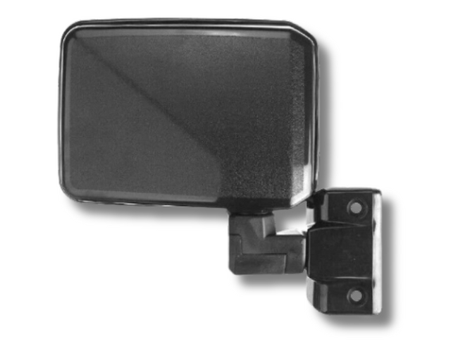 Right Side Manual Door Mirror for 75 / 76 / 78 / 79 Series Toyota Landcruiser HJ75 Troopy - Black (1985 - 2013)-Spoilers and Bodykits Australia