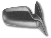 Right Side Manual Door Mirror for Honda Civic ED Hatchback - Black (1987 - 1991)-Spoilers and Bodykits Australia