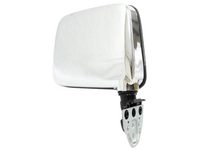 Right Side Skin Mount Door Mirror for D21 Nissan Navara - Chrome (1986 - 1997)-Spoilers and Bodykits Australia