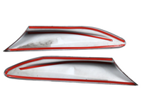 Side Guard Fin Trims for Toyota 86 / Subaru BRZ - Carbon Fibre Look - Pair (2012 - 2020)-Spoilers and Bodykits Australia