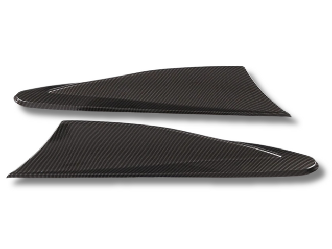 Side Guard Fin Trims for Toyota 86 / Subaru BRZ - Carbon Fibre Look - Pair (2012 - 2020)-Spoilers and Bodykits Australia