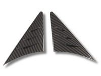 Side Mirror Trim Covers for Toyota Supra - Carbon Fibre Look - Pair (2019 - 2022)-Spoilers and Bodykits Australia