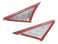 Side Mirror Trim Covers for Toyota Supra GR A90 - Gloss Black - Pair (2019 - 2022)-Spoilers and Bodykits Australia