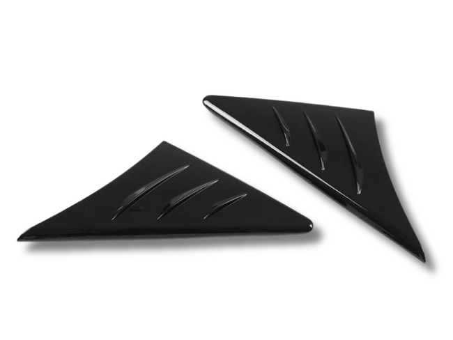 Side Mirror Trim Covers for Toyota Supra GR A90 - Gloss Black - Pair (2019 - 2022)-Spoilers and Bodykits Australia