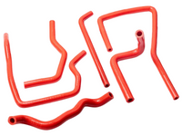 Silicone Radiator Hose Kit for Subaru Impreza STI GDA / GDB EJ207 - Red (2002 - 2007)-Spoilers and Bodykits Australia