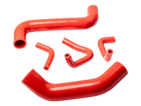 Silicone Radiator Hose Kit for Subaru Impreza STI GDA / GDB EJ207 - Red (2002 - 2007)-Spoilers and Bodykits Australia