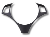 Steering Wheel Cover Trim for BMW 3 Series E90 / E92 / E93 - Matt Black (2005 - 2012)-Spoilers and Bodykits Australia