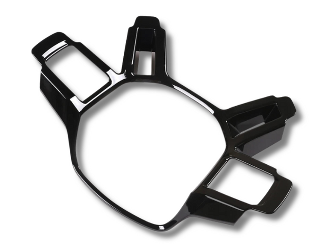 Steering Wheel Cover Trim for Land Rover Defender 90 / 110 - Black (2020 - 2022)-Spoilers and Bodykits Australia