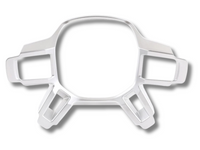 Steering Wheel Cover Trim for Land Rover Defender 90 / 110 - Silver (2020 - 2021)-Spoilers and Bodykits Australia