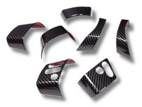 Steering Wheel Cover Trims for Toyota FJ Cruiser - Carbon Fibre Look (2007 - 2021)-Spoilers and Bodykits Australia