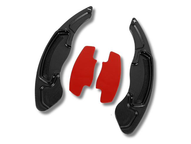 Steering Wheel Paddle Shift Extension Covers for Honda Accord - Black - Pair (2018 - 2021)-Spoilers and Bodykits Australia