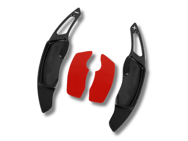 Steering Wheel Paddle Shift Extension Covers for Subaru Forester (2015 - 2018) / Impreza (2016 - 2018) - Black - Pair-Spoilers and Bodykits Australia