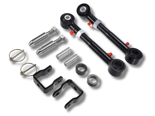 Sway Bar Quick Disconnect End Links for Jeep Wrangler TJ to Suit 2.5" to 6" Lift - Pair-Spoilers and Bodykits Australia