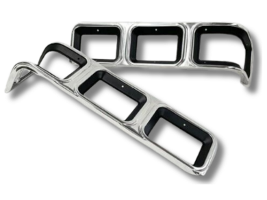 Tail Light Surrounds for Holden Torana LJ SL GTR XU1 - Aluminium - Pair-Spoilers and Bodykits Australia