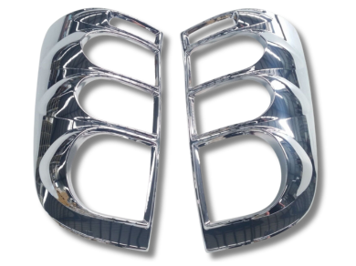 Tail Light Surrounds for Toyota Hilux - Chrome - Pair (2004 - 2009)-Spoilers and Bodykits Australia