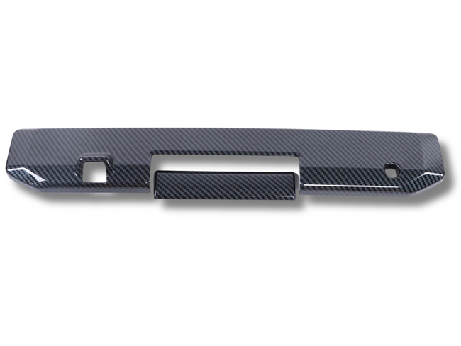 Tailgate Handle Cover Trim for MV Mitsubishi Triton - Carbon Fibre Look (2024 Onwards)-Spoilers and Bodykits Australia