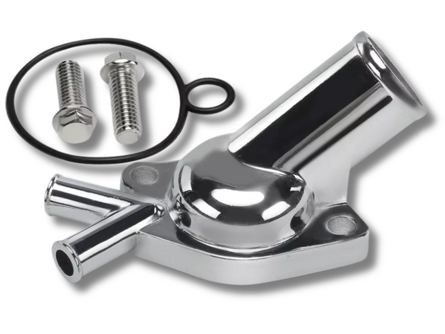Thermostat Housing Water Neck for Holden HX / HZ / Torana LH / LX V8 - 253 / 308 Dual Outlet-Spoilers and Bodykits Australia