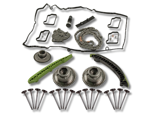 Timing Chain Kit with Intake & Exhaust Valves for Mercedes W204 C250 / SLK250 M271-Spoilers and Bodykits Australia