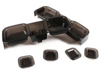 Tinted Tail Light Covers for Land Rover Defender 90 / 110 - Pair (2020 - 2022)-Spoilers and Bodykits Australia