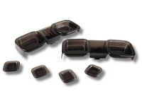 Tinted Tail Light Covers for Land Rover Defender 90 / 110 - Pair (2020 - 2022)-Spoilers and Bodykits Australia