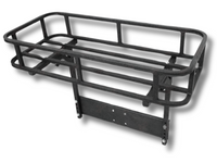 Top Rear Storage Basket Rack for Jeep Wrangler YJ / TJ / JK - Black (1987 - 2018) - Spoilers And Bodykits Australia