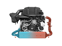 Turbo Intercooler for BMW X5 E70 / F15 / F85 / X6 / E71 / E72 / F16 / F86 3.0L 6cyl (2006 - 2019) - Spoilers and Bodykits Australia