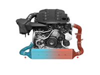 Turbo Intercooler for Hyundai Santa Fe CM 2.2L 4cyl Diesel D4EB / D4HB (2006 - 2012) - Spoilers and Bodykits Australia