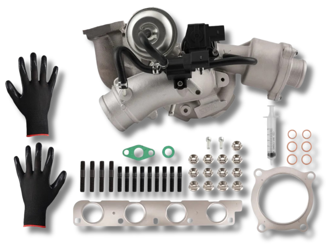 Turbocharger with Exhaust Manifold for Audi A4 / A5 / Q5 CAEA / CDNB / CDNC - RHF5-Spoilers and Bodykits Australia