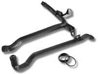 Water & Engine Heater Inlet Coolant Pipes x2 for BMW E46 / E83 X3 / E53 X5 (2001 - 2006)-Spoilers and Bodykits Australia