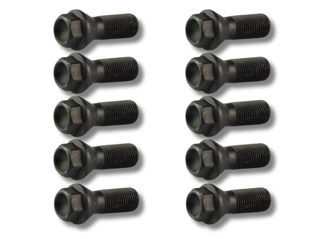 Wheel Lug Bolts x10 for BMW 3 / 5 / 6 / 7 Series / X3 / X5 F10 / F30 / F16 / F86-Spoilers and Bodykits Australia