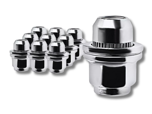Wheel Nuts x10 for GU Nissan Patrol / Pathfinder R50 / Maxima J32 / X-Trail - M12 x 1.25-Spoilers and Bodykits Australia
