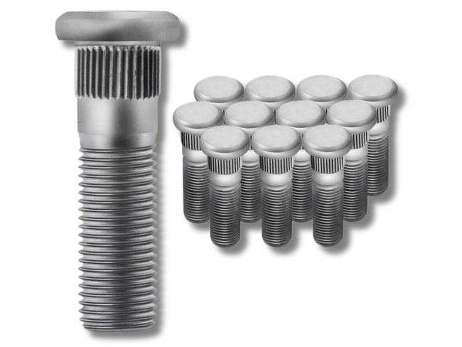 Wheel Studs x12 for D40 Nissan Navara / Pathfinder R51 - M12 x 1.25 (2005 - 2015)-Spoilers and Bodykits Australia