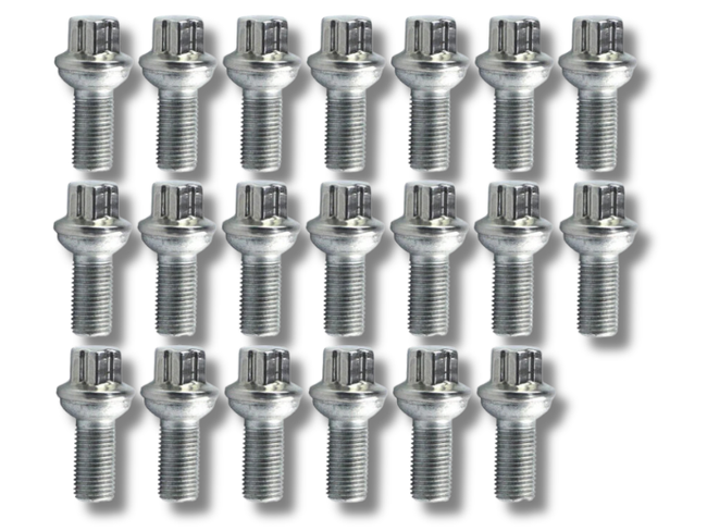 Wheel Studs x20 for Mercedes Benz W204 / W211 / W212 / S212 / C207 / W221 / R172-Spoilers and Bodykits Australia