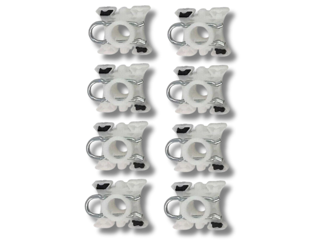 Window Regulator Slider Clips & Guide Bush x8 for BMW E36 / E32 / E34 / E85 / E92 / E93-Spoilers and Bodykits Australia