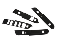 Window Switch Surround Trims x4 for Land Rover Defender 110 - Black (2020 - 2022)-Spoilers and Bodykits Australia