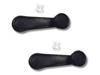 Window Winder Handles for Hino Ranger Pro - Black - Pair (2003 - 2012)-Spoilers and Bodykits Australia
