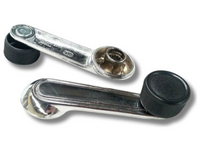 Window Winder Handles x 2 for Toyota Corolla KE10 / KE20 / KE25 / KE30 - Black/Chrome-Spoilers and Bodykits Australia