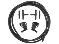 Windscreen Washer Nozzles x2 with Hose Connectors for Ford Focus (2008 - 2011)-Spoilers and Bodykits Australia