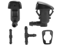 Windscreen Washer Nozzles x2 with Hose Connectors for Ford Focus (2008 - 2011)-Spoilers and Bodykits Australia