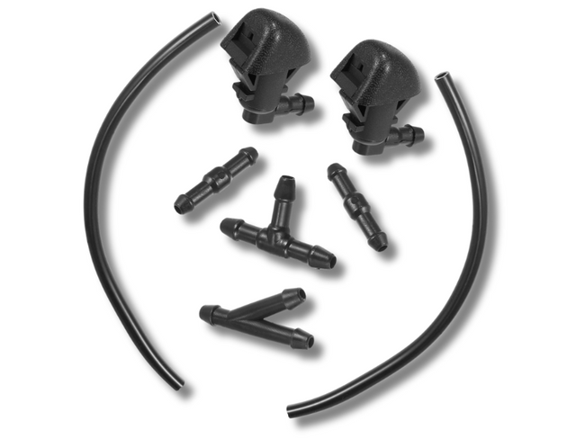 Windscreen Washer Nozzles x2 with Hose Connectors for Honda Pilot (2009 - 2015)-Spoilers and Bodykits Australia