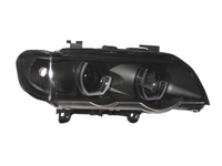 3D LED HALO Projector Head Lights for BMW X5 E53 - Black (1999 - 2003 Models) - Spoilers And Bodykits Australia