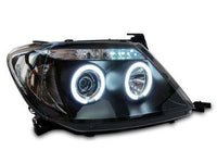 Angel Eye HALO Projector CCFL Head Lights for Toyota Hilux - Black (2005 - 2010 Models) - Spoilers and Bodykits Australia