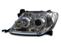 Angel Eye HALO Projector CCFL Head Lights for Toyota Hilux - Chrome (2005 - 2010 Models) - Spoilers And Bodykits Australia