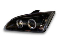 Angel Eye HALO Projector Head Lights for Ford Focus XR5 MK2 - Black (2004 - 2008 Models) - Spoilers And Bodykits Australia