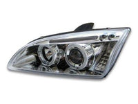 Angel Eye HALO Projector Head Lights for Ford Focus XR5 MK2 - Chrome (2004 - 2008 Models) - Spoilers And Bodykits Australia