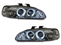 Angel Eye HALO Projector Head Lights for Honda Civic EG - Chrome (1992 - 1995 Models) - Spoilers And Bodykits Australia