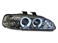 Angel Eye HALO Projector Head Lights for Honda Civic EG - Chrome (1992 - 1995 Models) - Spoilers And Bodykits Australia