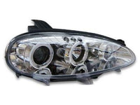 Angel Eye HALO Projector Head Lights for Mazda MX5 NB - Chrome (2001 - 2005 Models) - Spoilers And Bodykits Australia