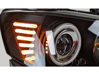 Angel Eye HALO Projector Head Lights for Mitsubishi Triton ML  MN - Black (2006 - 2015 Models) - Spoilers And Bodykits Australia
