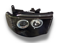 Angel Eye HALO Projector Head Lights for Mitsubishi Triton ML  MN - Black (2006 - 2015 Models) - Spoilers And Bodykits Australia